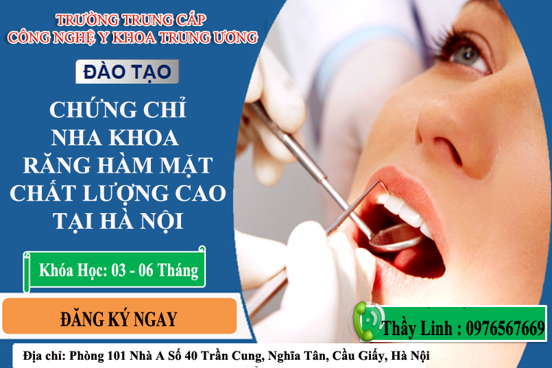 Tuyển sinh lớp chứng chỉ răng hàm mặt